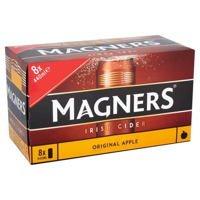 Magners Original Irish Cider 440ml Can 8 Pack AFT DrinksCash & Carry
